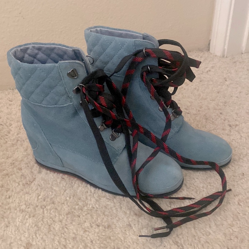 80%20 Ice Blue Hidden Wedge Booties